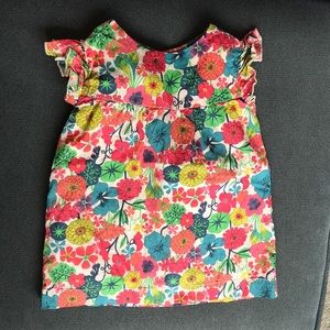 Floral Peek dress for baby